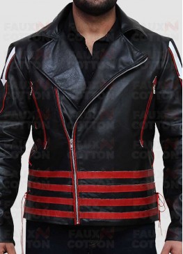 Freddie Mercury Arrow Black Leather Jacket